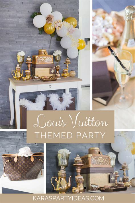 louis vuitton birthday party theme|Louis Vuitton party accessories.